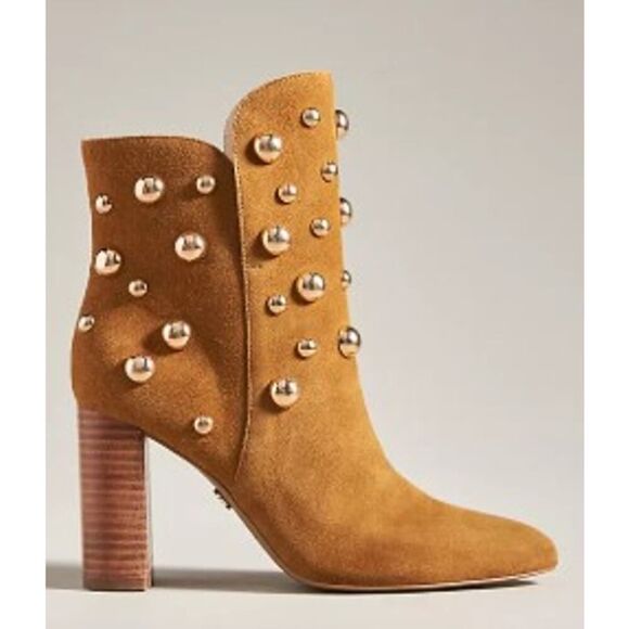 Cecelia New York Brace Stud Bootie in Cognac Sz. 8.5 - Picture 3 of 12